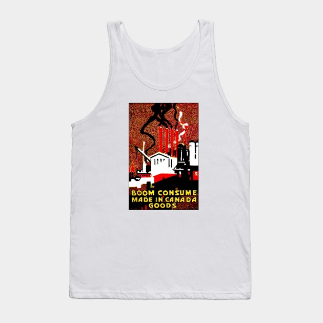 1910 Consume Canadian Goods Tank Top by historicimage